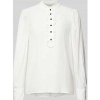 FREE/QUENT Bluse mit Stehkragen Modell 'April' in Offwhite, Größe M von FREE/QUENT