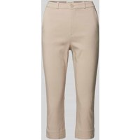 FREE/QUENT Caprihose mit französischen Eingrifftaschen Modell 'Solvej' in Taupe, Größe M von FREE/QUENT