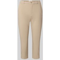 FREE/QUENT Caprihose mit französischen Eingrifftaschen Modell 'Solvej' in Taupe, Größe XS von FREE/QUENT