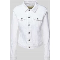 FREE/QUENT Jeansjacke mit Pattentaschen Modell 'Rock' in Offwhite, Größe XS FREE/QUENT Jeansjacke mit Pattentaschen Modell 'Rock' in Offwhite, Größe XS von FREE/QUENT