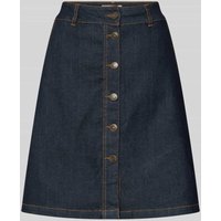 FREE/QUENT Knielanger Jeansrock mit durchgehender Knopfleiste Modell 'Happy' in Jeansblau, Größe S FREE/QUENT Knielanger Jeansrock mit durchgehender Knopfleiste Modell 'Happy' in Jeansblau, Größe S von FREE/QUENT