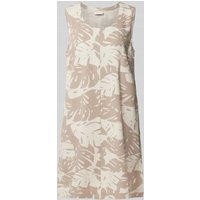 FREE/QUENT Minikleid mit Eingrifftaschen Modell 'LAVISCO' in Taupe, Größe S von FREE/QUENT