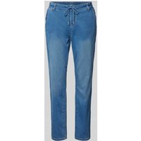 FREE/QUENT Regular Fit Jeans mit Tunnelzug Modell 'Marvin' in Hellblau, Größe M von FREE/QUENT