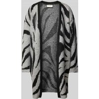 FREE/QUENT Strickcardigan mit überschnittenen Schultern Modell 'ROMA' in Mittelgrau, Größe XS FREE/QUENT Strickcardigan mit überschnittenen Schultern Modell 'ROMA' in Mittelgrau, Größe XS von FREE/QUENT