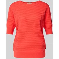 FREE/QUENT Strickpullover mit 1/2-Ärmel Modell 'Dodo' in Hellrot, Größe L von FREE/QUENT