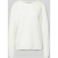 FREE/QUENT Strickpullover mit Strukturmuster Modell 'Dodo' in Offwhite, Größe XS von FREE/QUENT