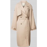 FREE/QUENT Trenchcoat mit Bindegürtel Modell 'Ottie' in Taupe, Größe L von FREE/QUENT