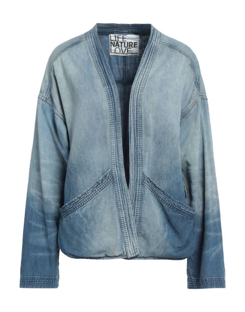 FREE CITY Jeansjacke/-mantel Damen Blau FREE CITY Jeansjacke/-mantel Damen Blau von FREE CITY