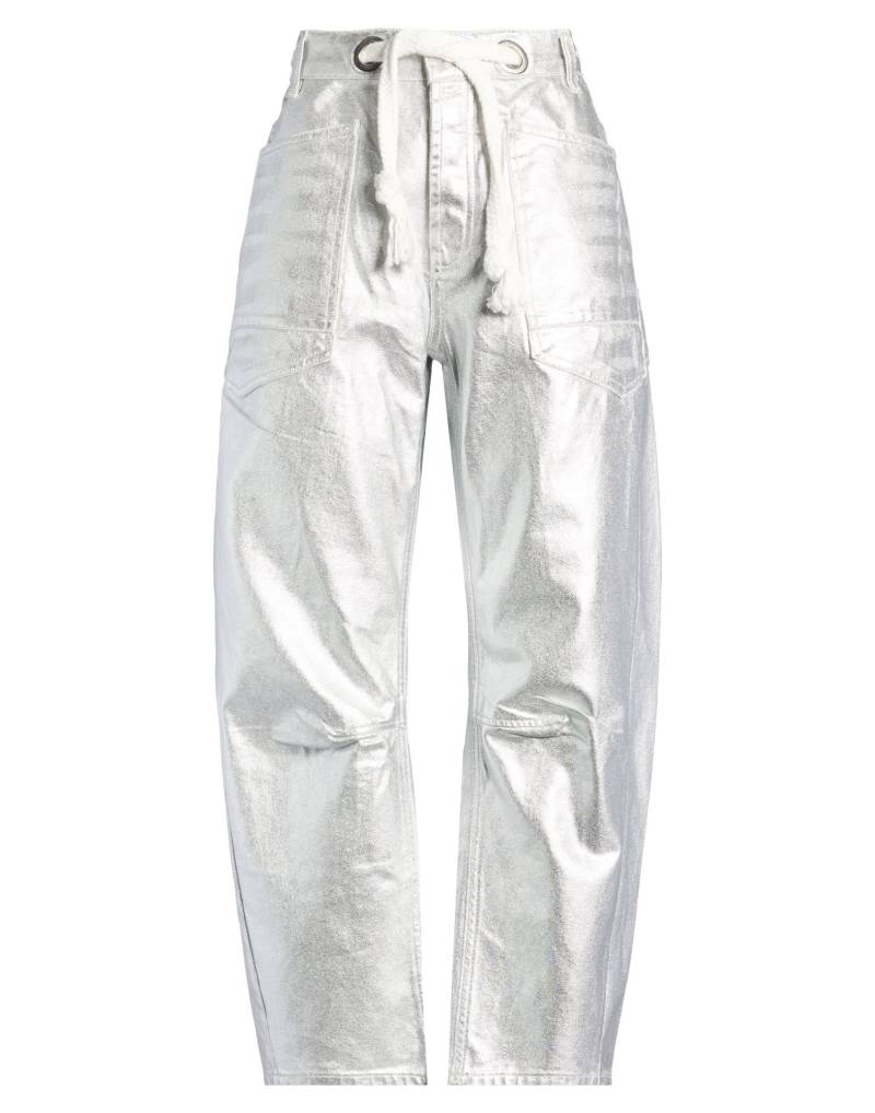 FREE PEOPLE Jeanshose Damen Silber von FREE PEOPLE