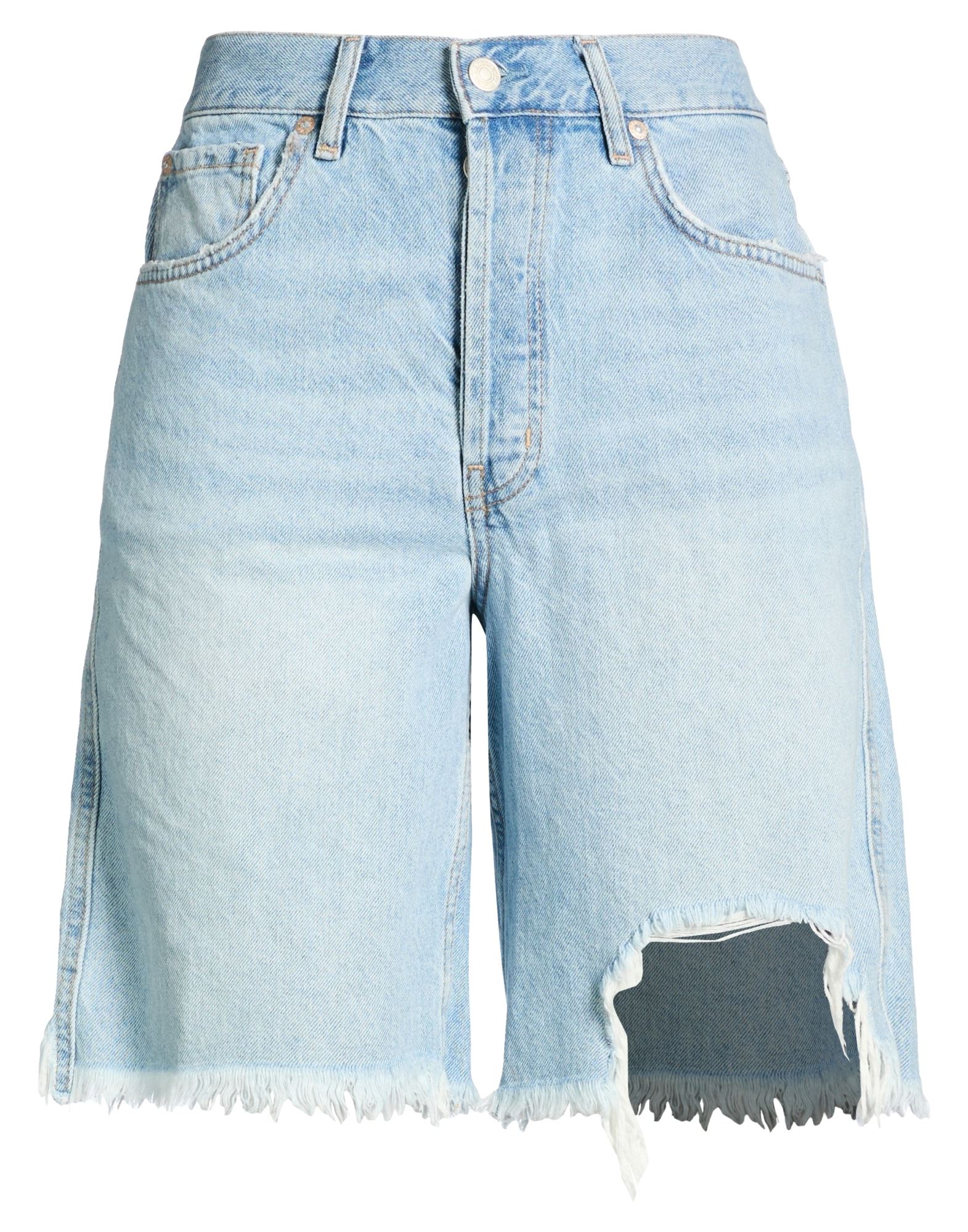 FREE PEOPLE Jeansshorts Damen Blau von FREE PEOPLE