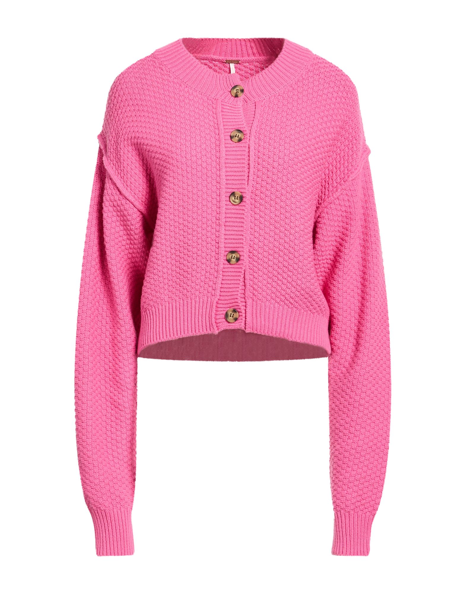 FREE PEOPLE Strickjacke Damen Fuchsia von FREE PEOPLE