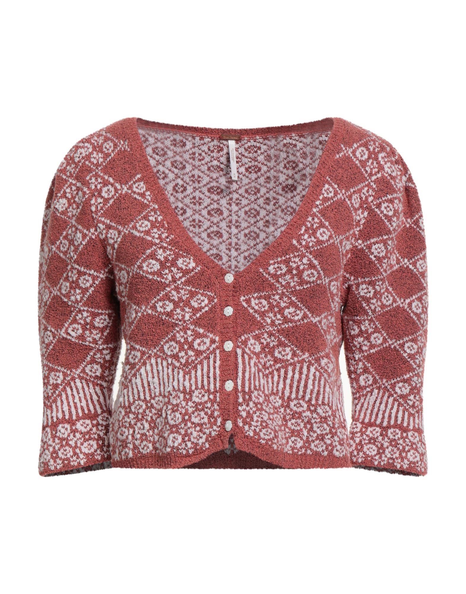 FREE PEOPLE Strickjacke Damen Rostrot von FREE PEOPLE