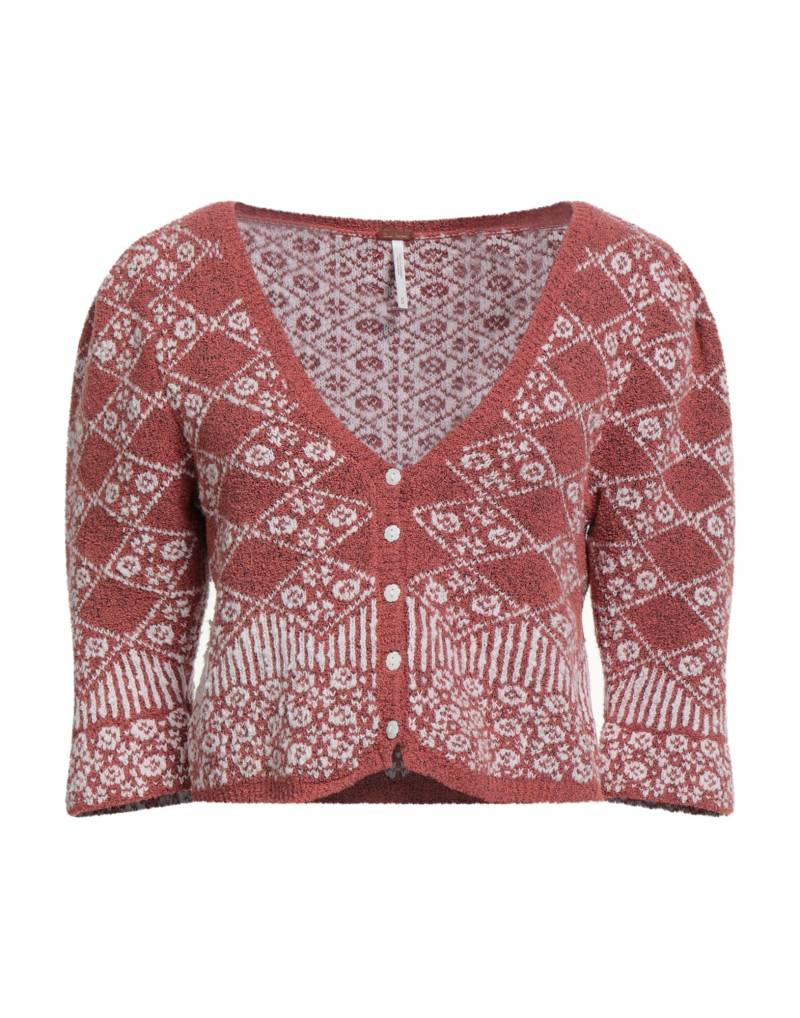 FREE PEOPLE Strickjacke Damen Rostrot von FREE PEOPLE