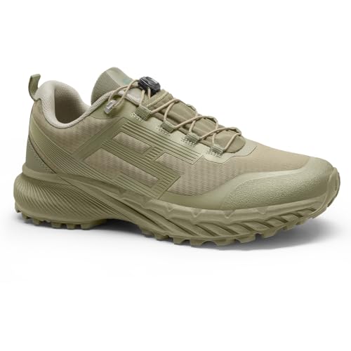 FREE SOLDIER Herren Walkingschuhe Trailrunning Traillaufschuhe Straßenlaufschuhe Laufschuhe Atmungsaktive Leichte rutschfeste Casual Wandern Trekking Schuhe für Männer von FREE SOLDIER