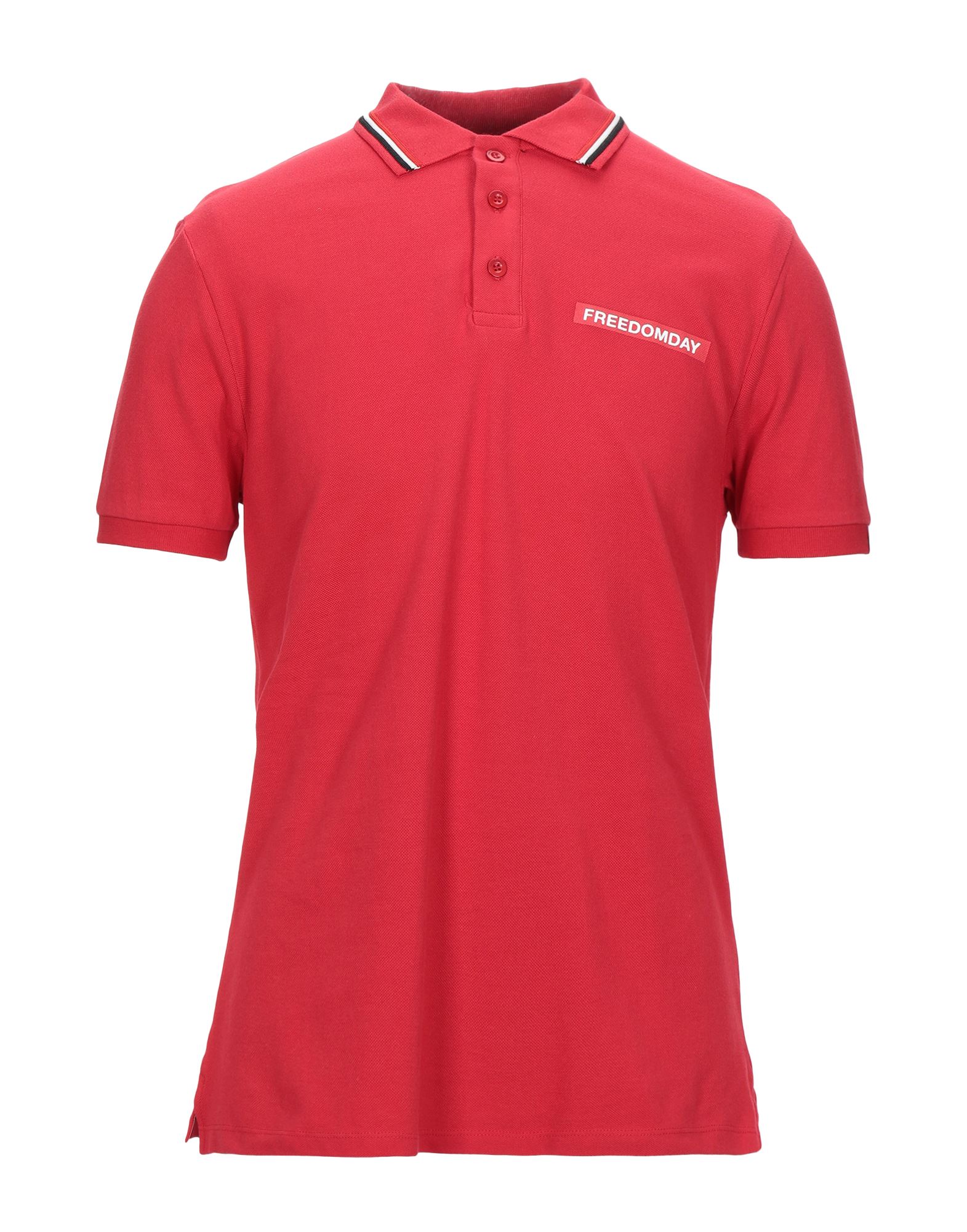 FREEDOMDAY Poloshirt Herren Rot von FREEDOMDAY