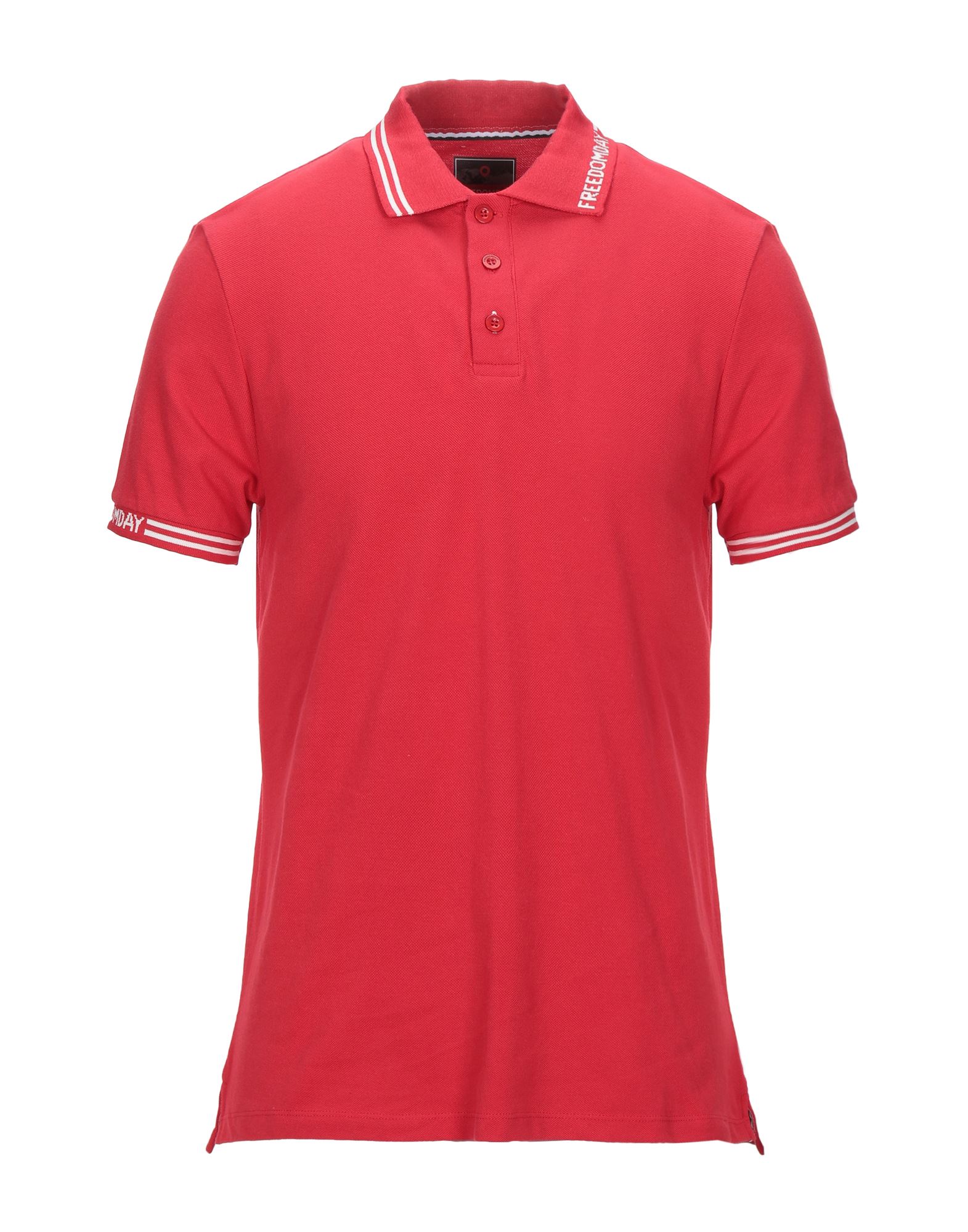 FREEDOMDAY Poloshirt Herren Rot von FREEDOMDAY