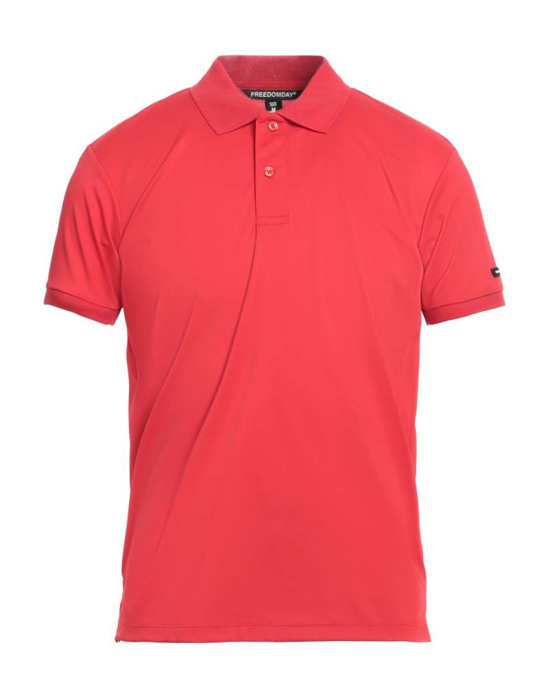 FREEDOMDAY Poloshirt Herren Rot von FREEDOMDAY