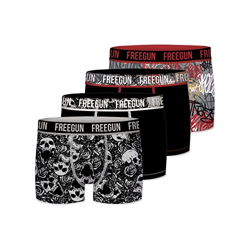 FREEGUN 4er-Pack Boxershorts aus Kind von FREEGUN