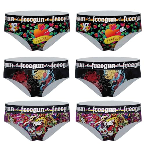 FREEGUN 6 Stück Damen Boxershorts oder Shorties, Summer Pack, 42 FREEGUN 6 Stück Damen Boxershorts oder Shorties, Summer Pack, 42 von FREEGUN