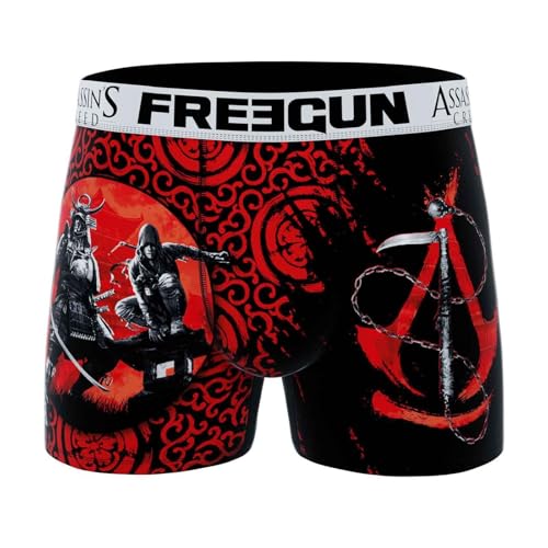FREEGUN Assassin's Creed Herren-Boxershorts, Samourai, XL von FREEGUN