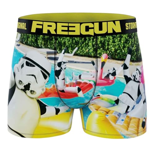 FREEGUN Calecon Herren Boxershorts Mikrofaser Stormtrooper, pool stt14, M von FREEGUN