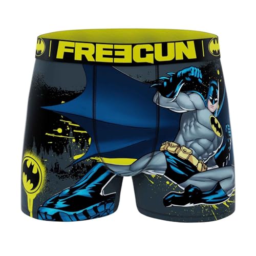 FREEGUN DC Comics Batman Gotham City Herren-Boxershorts (XXL, Batman FO DC23), Batman Fo DC23, XXL von FREEGUN