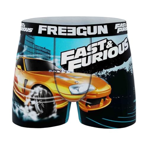 FREEGUN Fast & Furious Herren-Boxershorts, Fast Supra, L von FREEGUN