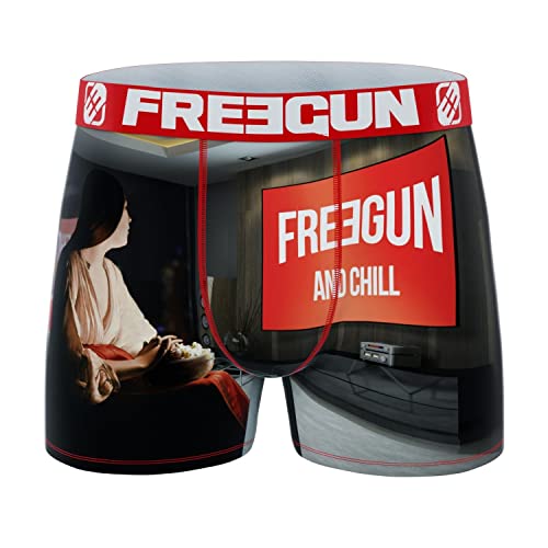 FREEGUN Herren Boxer Fgpa21/1/Bm Retroshorts, Chi, L von FREEGUN