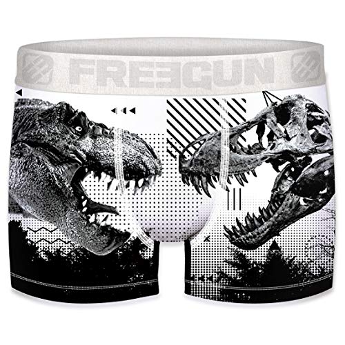 FREEGUN Herren Boxershorts, Wildlife-Edition 30x Verschiedene MEGA-Designs (T-Rex, L/6/50) von FREEGUN