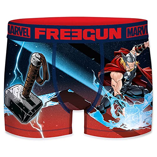 FREEGUN Herren-Boxershorts Marvel Avengers Black Panther, MV10, M von FREEGUN