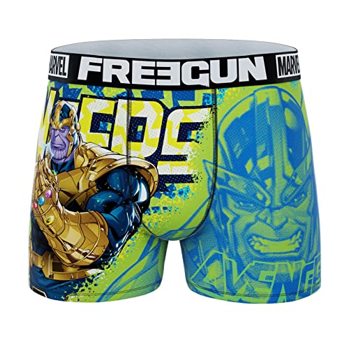 FREEGUN Herren-Boxershorts Marvel Avengers Thanos, Fgmv13, L von FREEGUN