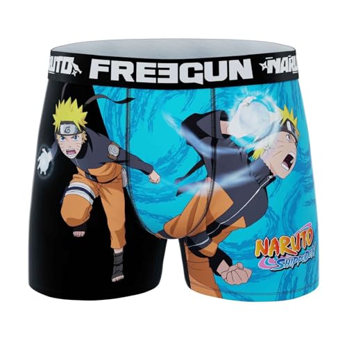FREEGUN Herren-Boxershorts Naruto, Naruto Blue Ns6, L von FREEGUN
