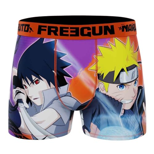FREEGUN Herren-Boxershorts Naruto, Sasuke Rivale Ns5, M von FREEGUN