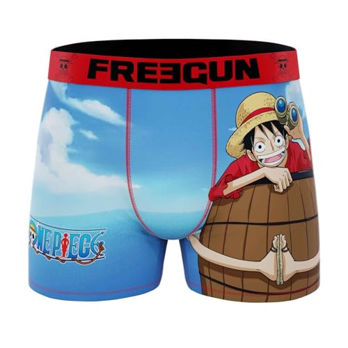 FREEGUN Herren-Boxershorts One Piece (XL, Team Luffy OP4), Team Luffy Op4, XL von FREEGUN