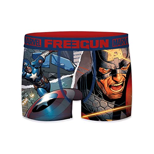 Freegun Jungen Boxer garçon Marvel Captain America Retroshorts, Cap, 12/14A von FREEGUN