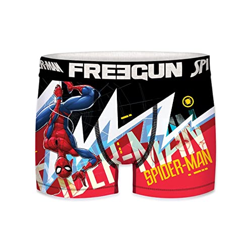 Unterwäsche Für Junge Leute Ultimate Spider-Man, Boxershorts Junge, Spider Man, Ohne Verformung, Rot/Schwarz/Weiß, 12/14 Jahre von FREEGUN