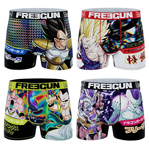 FREEGUN Kinder Boxershorts Dragon Ball Z, Packung mit 4 Dbz10, 14-16 Jahre von FREEGUN