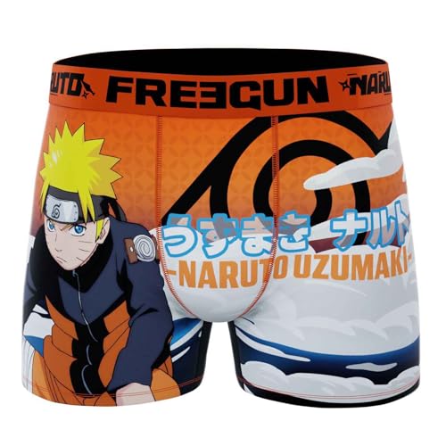 FREEGUN Naruto Herren Boxershorts, Naruto Uzumaki Ns5, M von FREEGUN