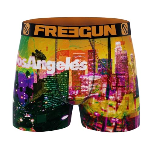 FREEGUN Summer Collection Herren-Boxershorts, Los Angeles, XL von FREEGUN