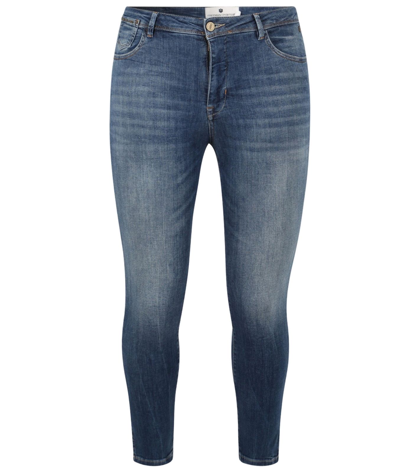 FREEMAN T.PORTER Gaelle Damen Slim-fit-Jeans modische Denim-Hose 34528234 Blau von FREEMAN T. PORTER