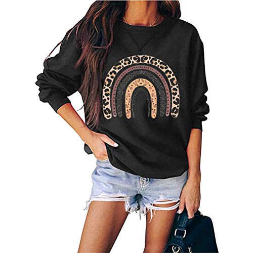 Rose Apotheker-Sweatshirt für Damen, handgefertigt mit sorgfältigem Buchstabendruck, Rundhalsausschnitt Gr. 48, Schwarz von FREEPPCC