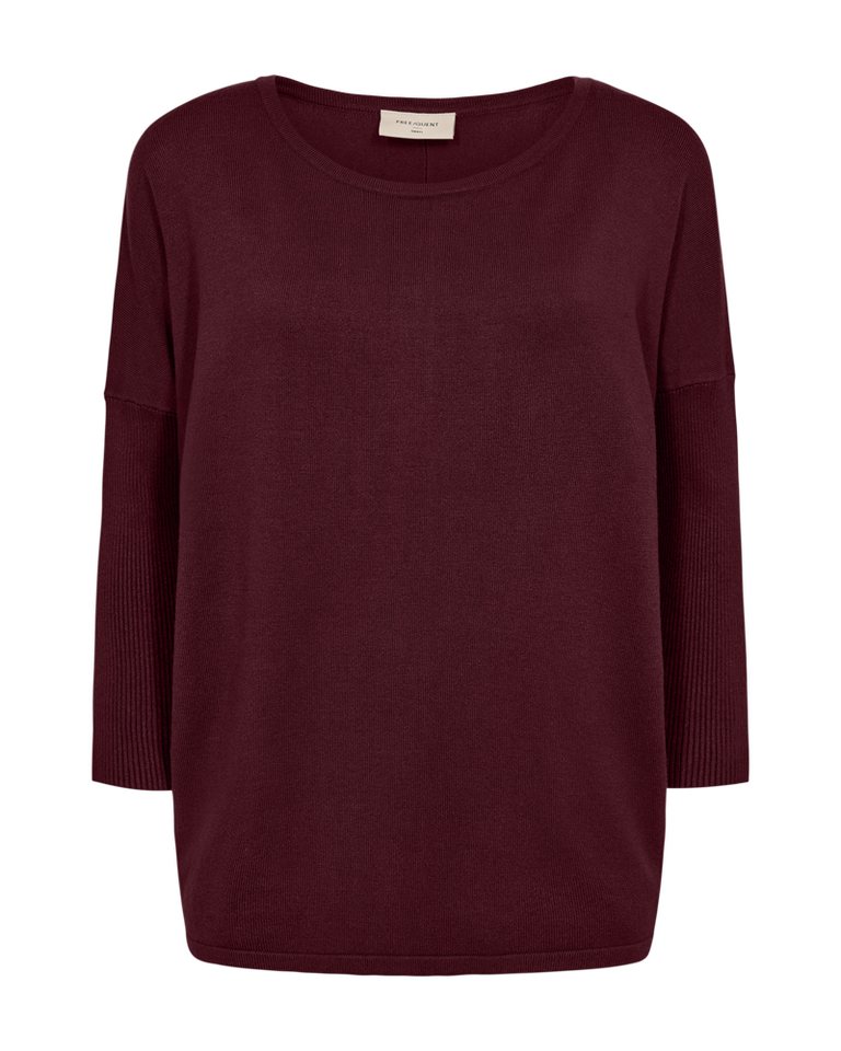 FREEQUENT Strickpullover FQJONE-PU mit 3/4 Armen von FREEQUENT