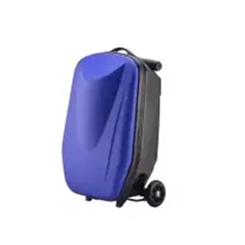 FREOJGU Rucksack-Trolley Gepäcktasche Koffer mit Rädern Skateboard Handgepäck Reisetrolley Mann Frauen Gepäck(Dark Blue) von FREOJGU