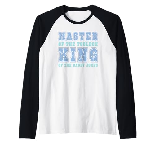 Herren Master of the Toolbox King of the Daddy Witze Funny Tool Dad Raglan Herren Master of the Toolbox King of the Daddy Witze Funny Tool Dad Raglan von FRESAN Dad Fixing Force Fun Handyman Father’s Day