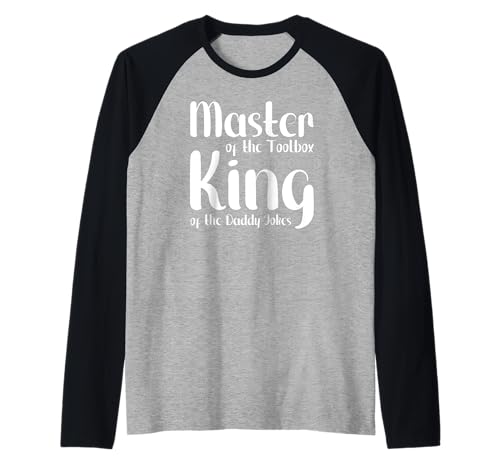 Herren Master of the Toolbox King of the Daddy Witze Funny Tool Dad Raglan Herren Master of the Toolbox King of the Daddy Witze Funny Tool Dad Raglan von FRESAN Dad Fixing Force Fun Handyman Father’s Day