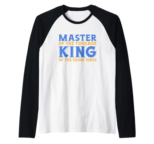 Herren Master of the Toolbox King of the Daddy Witze Funny Tool Dad Raglan Herren Master of the Toolbox King of the Daddy Witze Funny Tool Dad Raglan von FRESAN Dad Fixing Force Fun Handyman Father’s Day