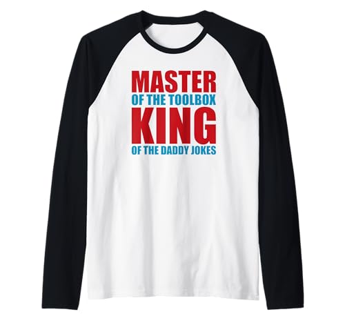 Herren Master of the Toolbox King of the Daddy Witze Funny Tool Dad Raglan Herren Master of the Toolbox King of the Daddy Witze Funny Tool Dad Raglan von FRESAN Dad Fixing Force Fun Handyman Father’s Day