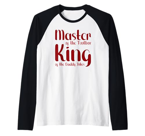 Herren Master of the Toolbox King of the Daddy Witze Funny Tool Dad Raglan Herren Master of the Toolbox King of the Daddy Witze Funny Tool Dad Raglan von FRESAN Dad Fixing Force Fun Handyman Father’s Day