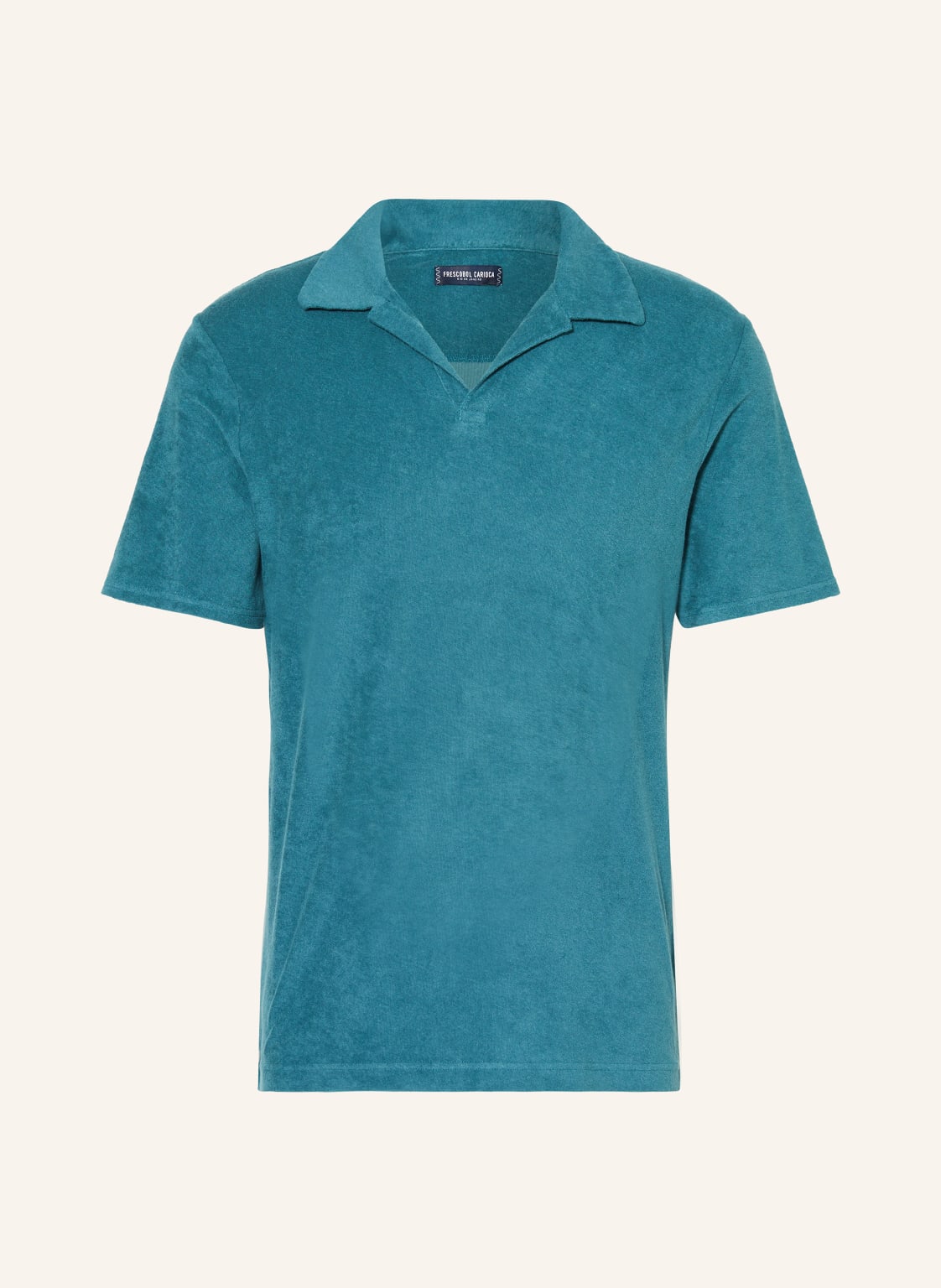 Frescobol Carioca Frottee-Poloshirt gruen von FRESCOBOL CARIOCA