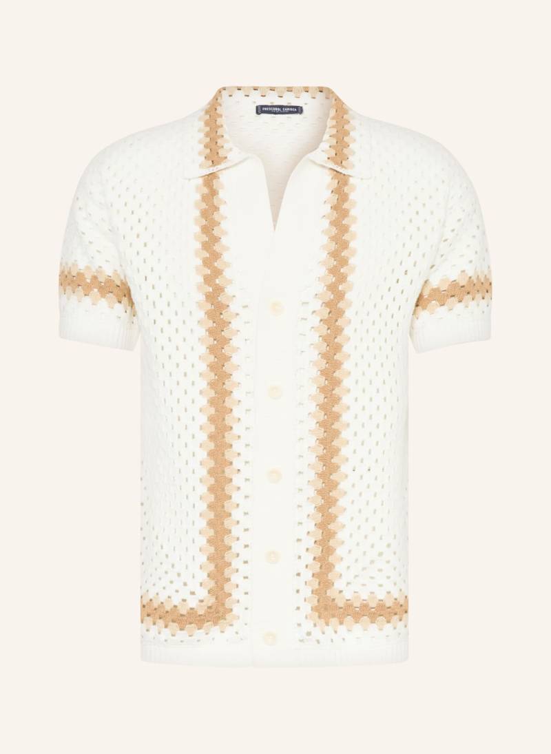Frescobol Carioca Kurzarm-Hemd Pinto Comfort Fit weiss von FRESCOBOL CARIOCA